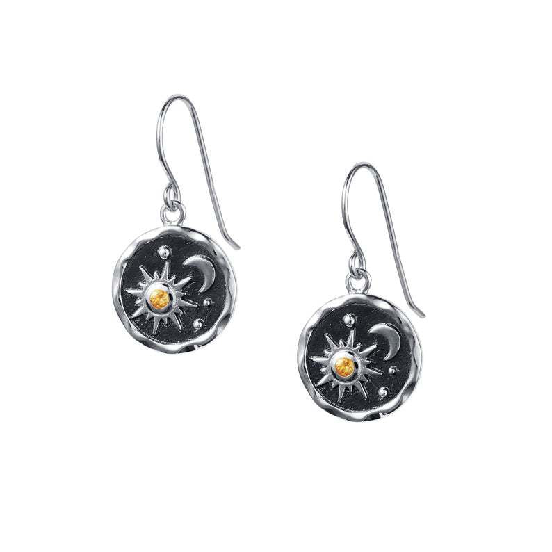 跨境欧美时尚独立站爆品太阳月亮耳环吊坠日月饰品 - product image 7