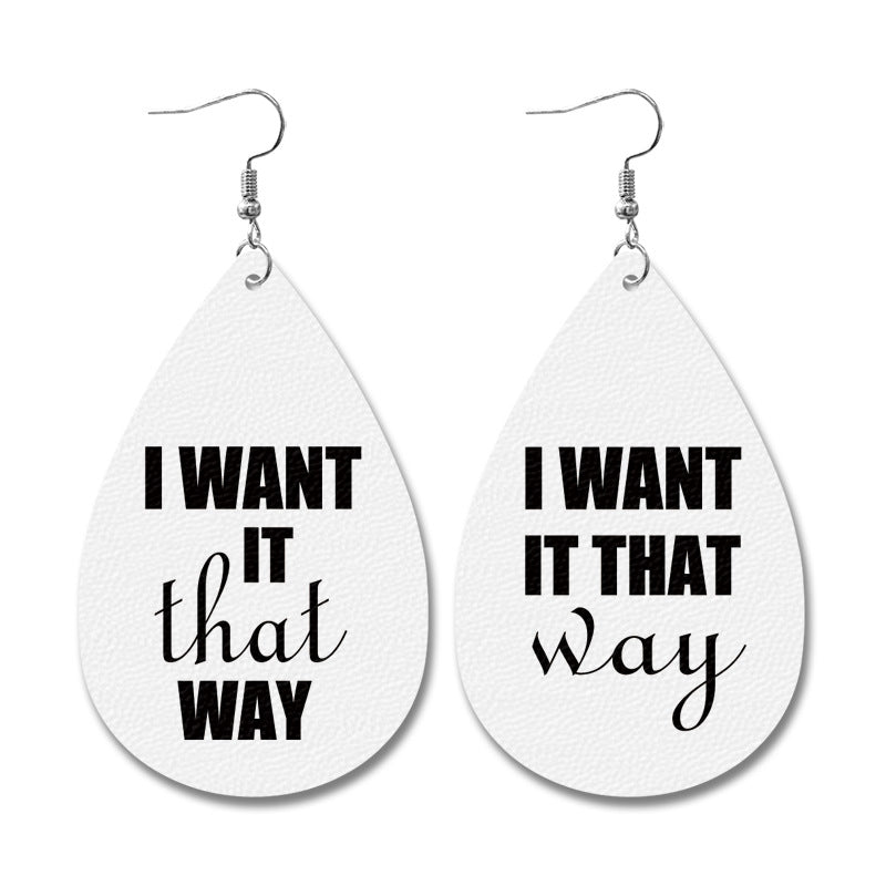 Vintage Cross Leather Earrings - product image 10