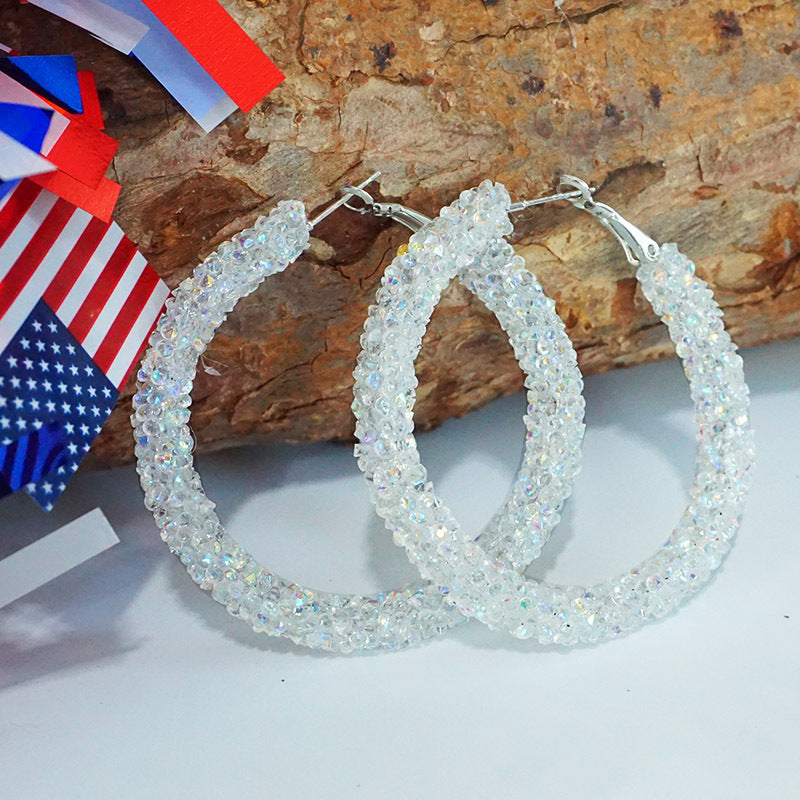 Cross Crystal Earrings - product image 12