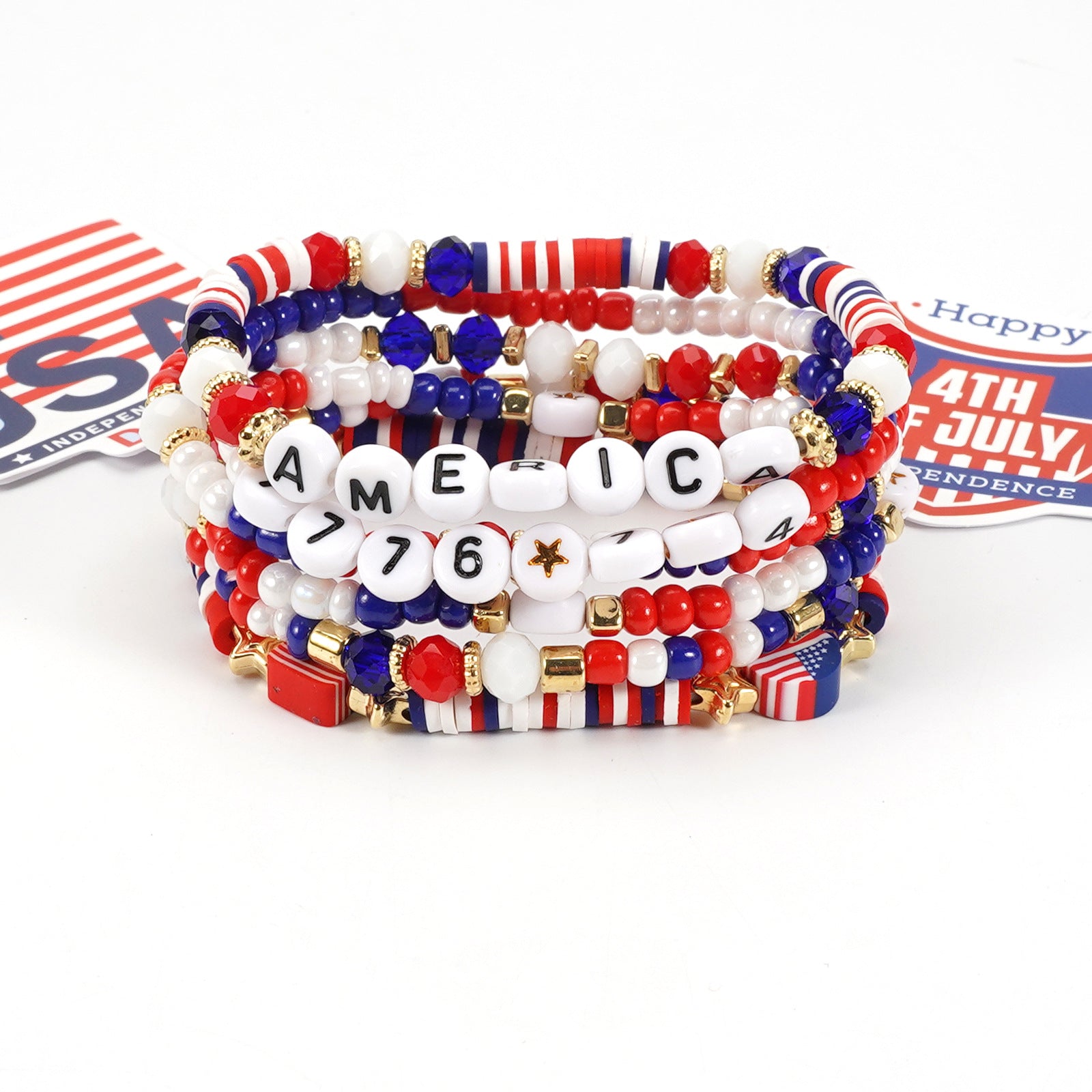 Flag Beaded Bracelet - product image 16