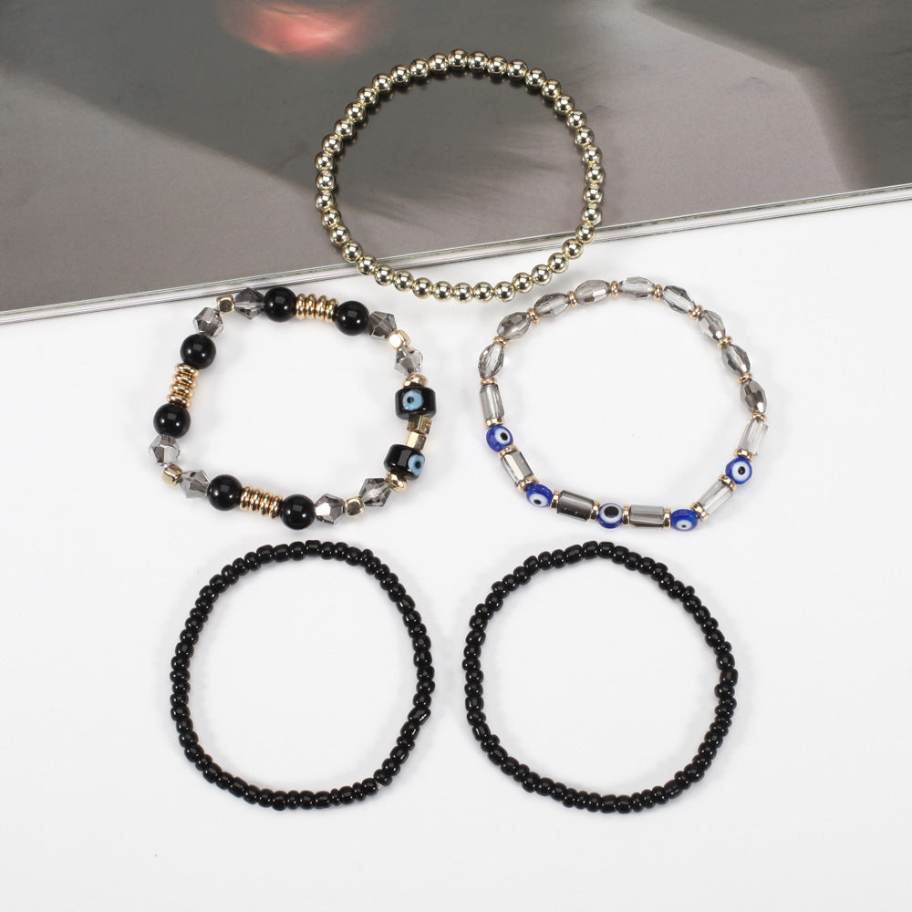 Boho Cross Beaded Bracelet for Women