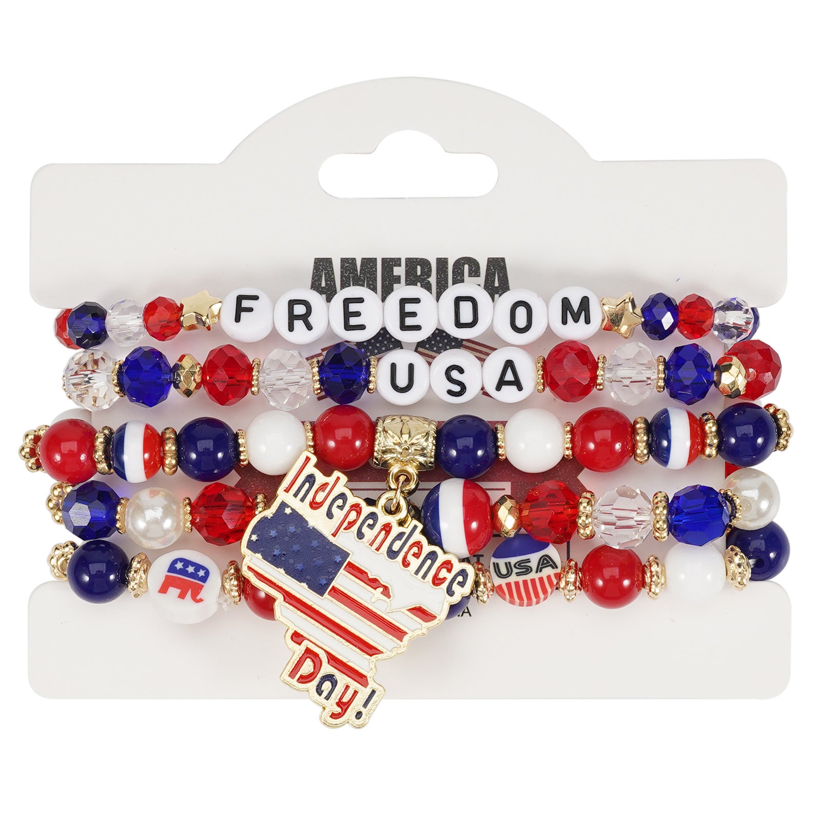 Flag Beaded Bracelet - product image 3