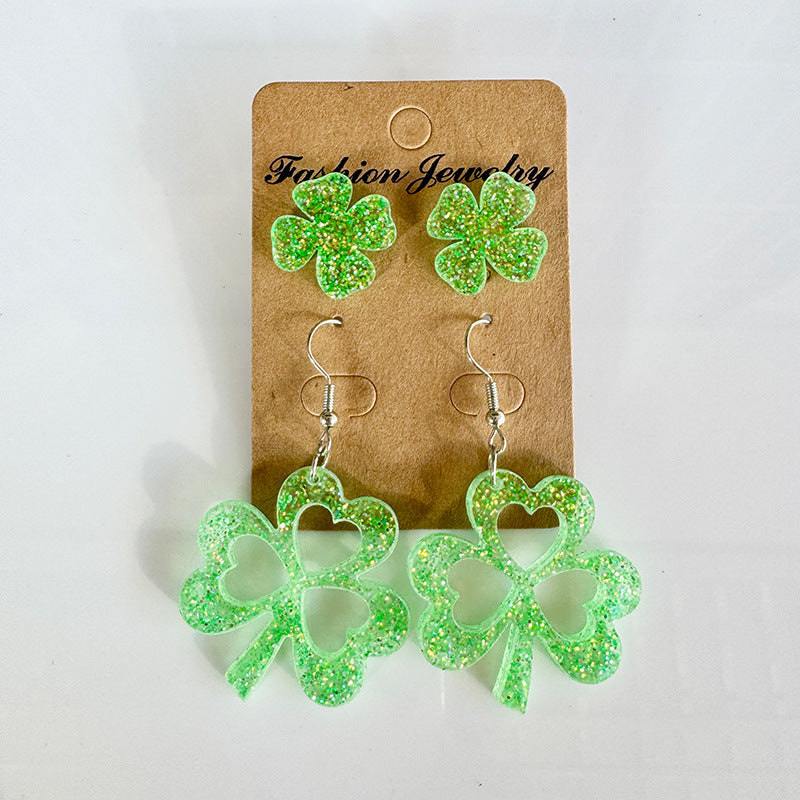 Cross Acrylic Earrings - product image 2