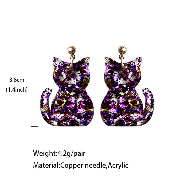 Cross Acrylic Earrings - product image 4
