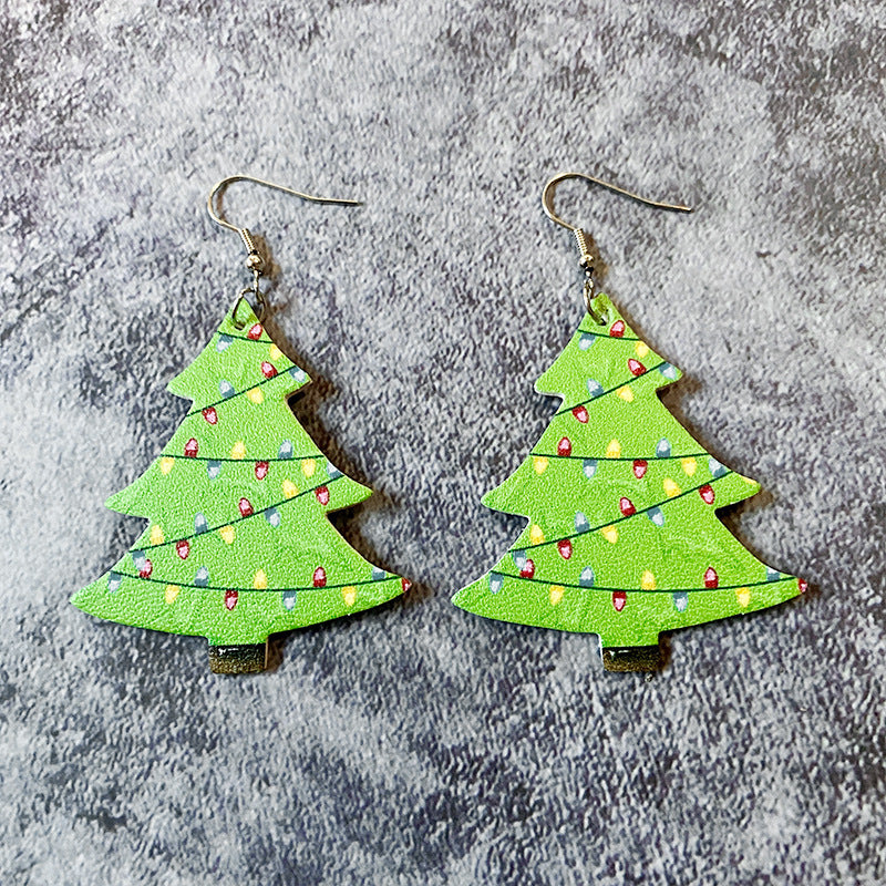 Cross Leather Earrings - product image 9