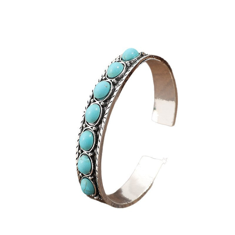 Turquoise Boho Cross Bracelet - product image 5