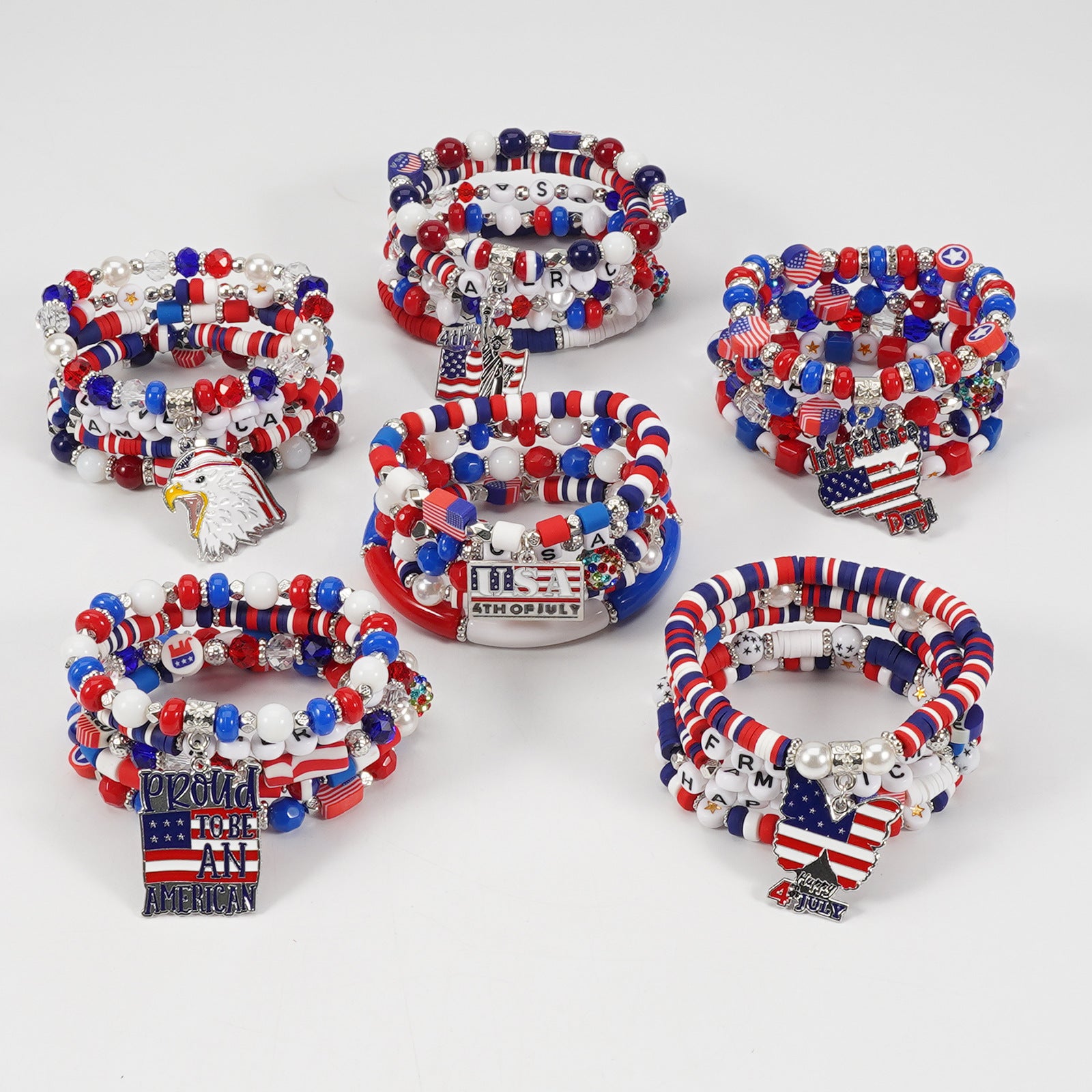Flag Beaded Bracelet - product image 2
