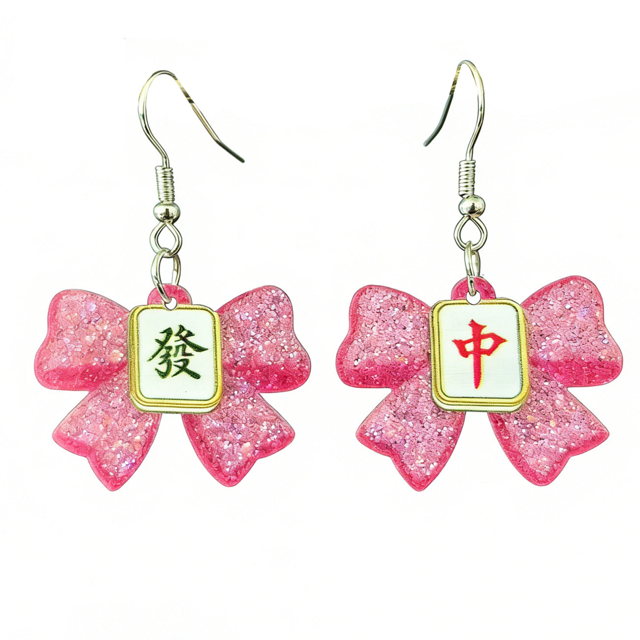 Sourced Jewelry: Popular Mahjong-themed Red Suit - Spades - and Clubs Fun - product image 3