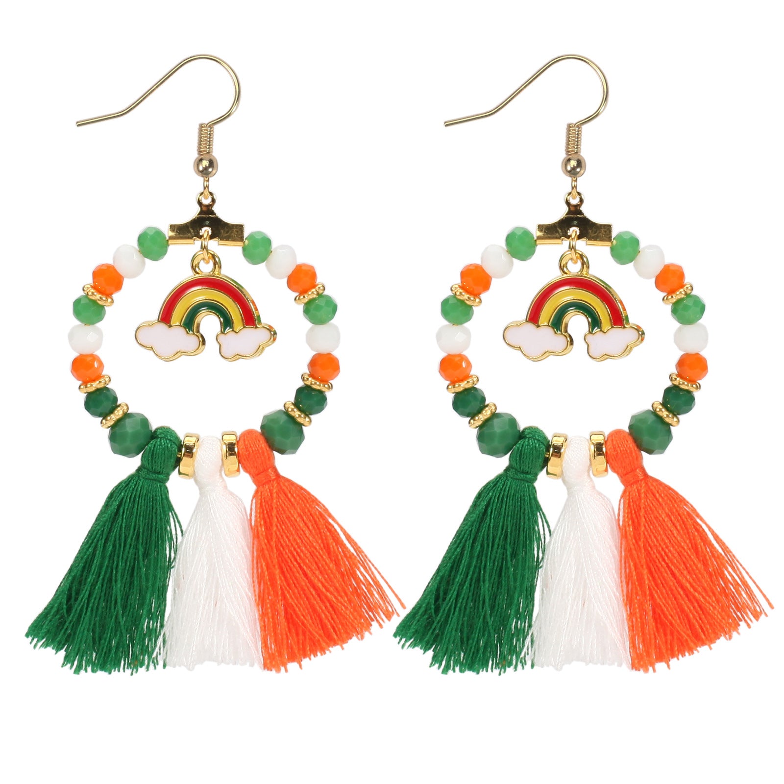 Wine Glass Beaded Crystal Earrings - product image 11