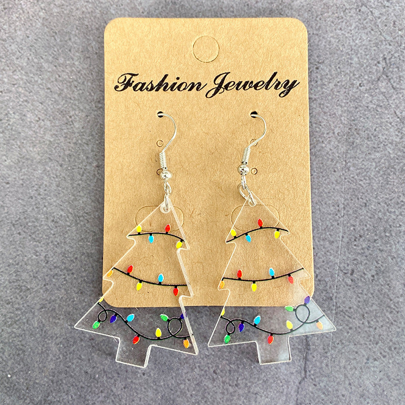Cross Acrylic Earrings - product image 2