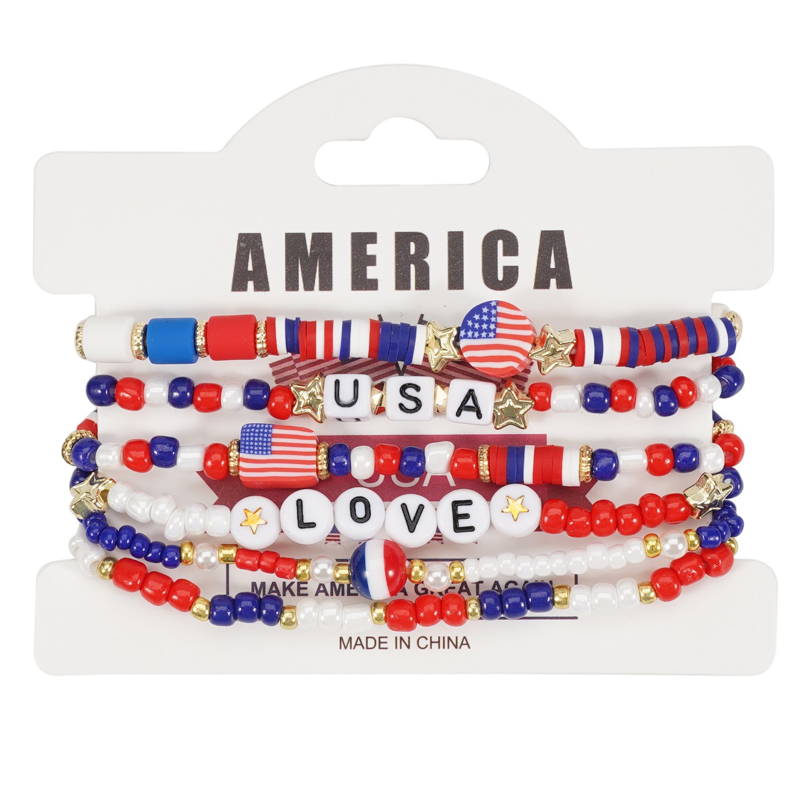 Flag Beaded Bracelet - product image 8