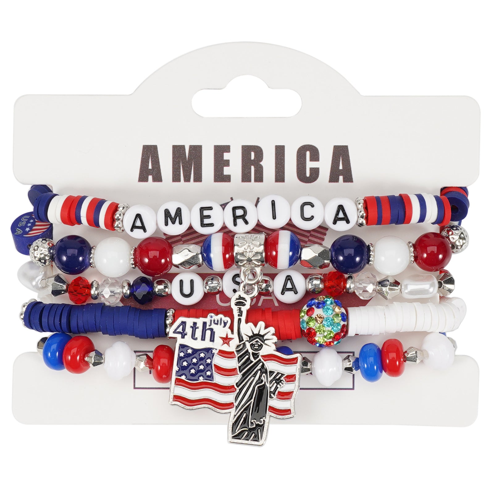 Flag Beaded Bracelet - product image 6