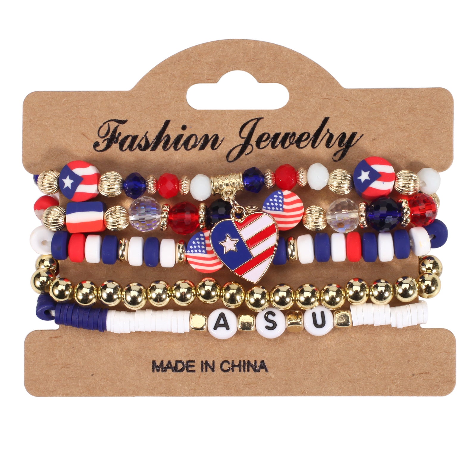 Flag Beaded Crystal Bracelet - product image 26