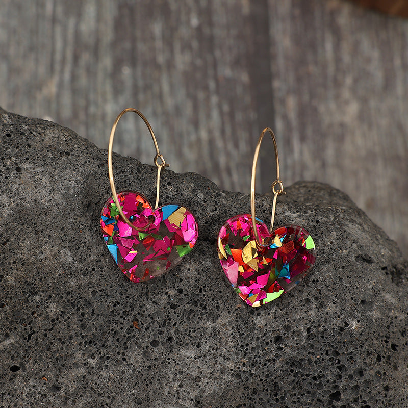 Heart Cross Earrings for Women - product image 8