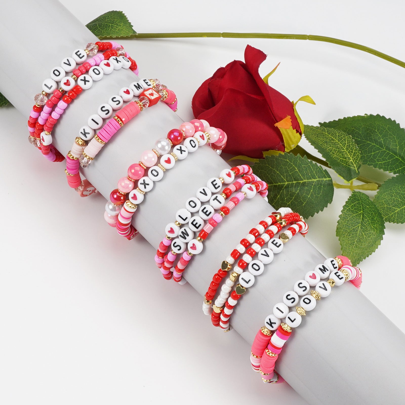 Heart Beaded Bracelet