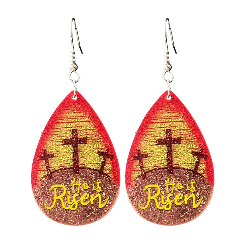 Moon Acrylic Earrings - product image 7