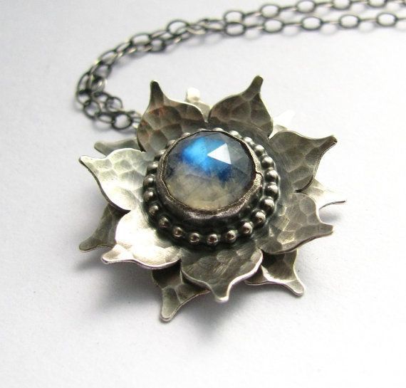 Vintage Moon Cross Necklace
