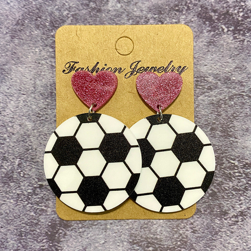 Cross Acrylic Earrings - product image 2