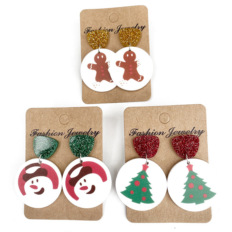 Cross Acrylic Earrings - product image 1