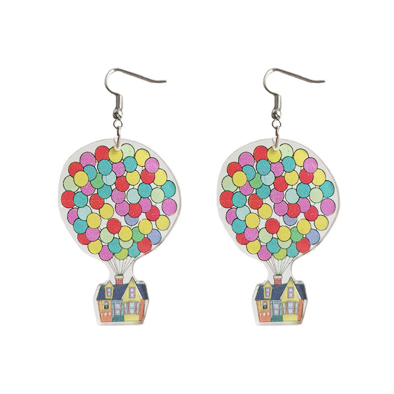 Cross Resin Earrings