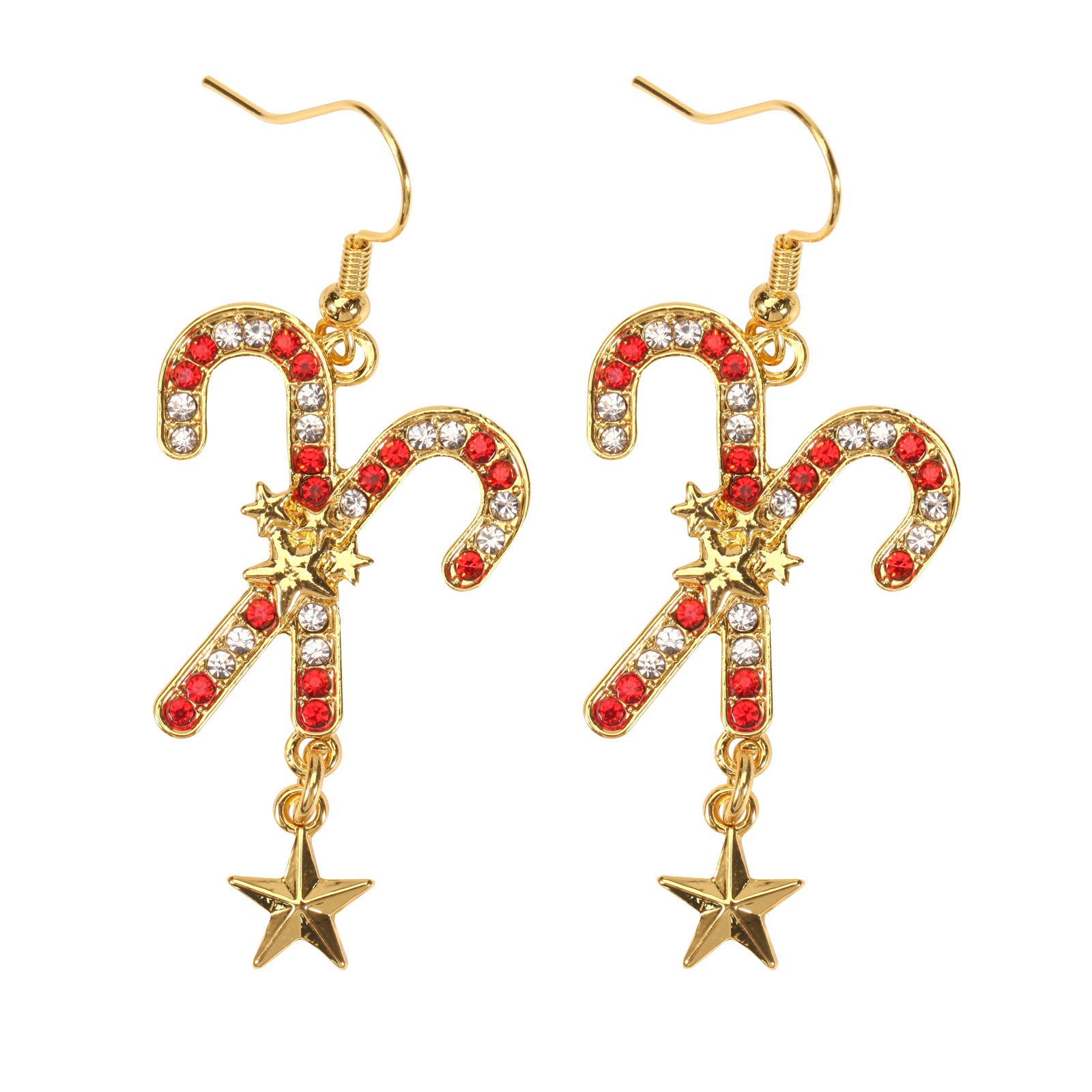 Christmas Earrings - Snowflake - Candy Cane - Reindeer Antler Party Earrings - product image 8
