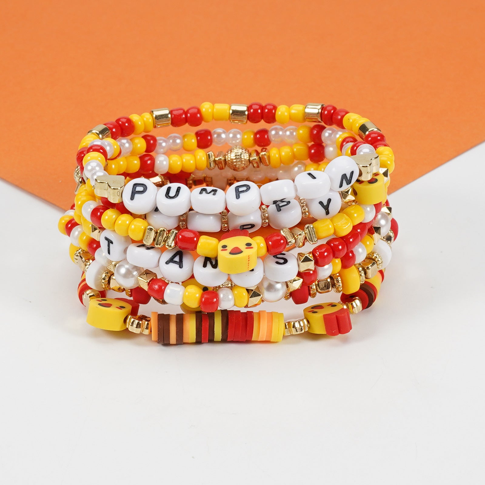 Thanksgiving Bracelet Autumn Maple Leaf Turkey Pumpkin Cartoon Cute Bracelet - product image 15