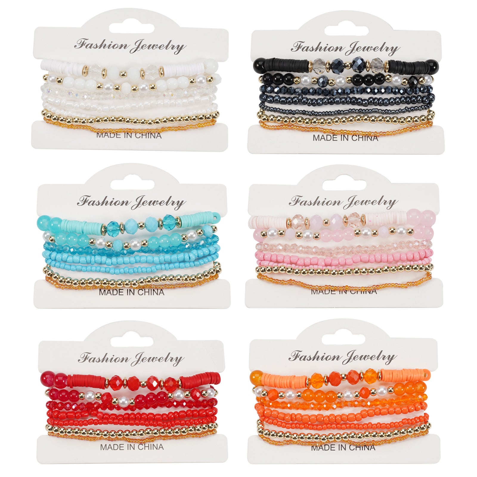 Boho Beaded Crystal Bracelet - product image 1
