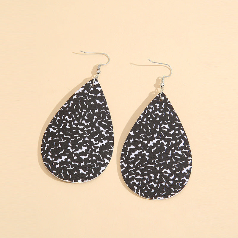 Cross Leather Earrings - product image 10