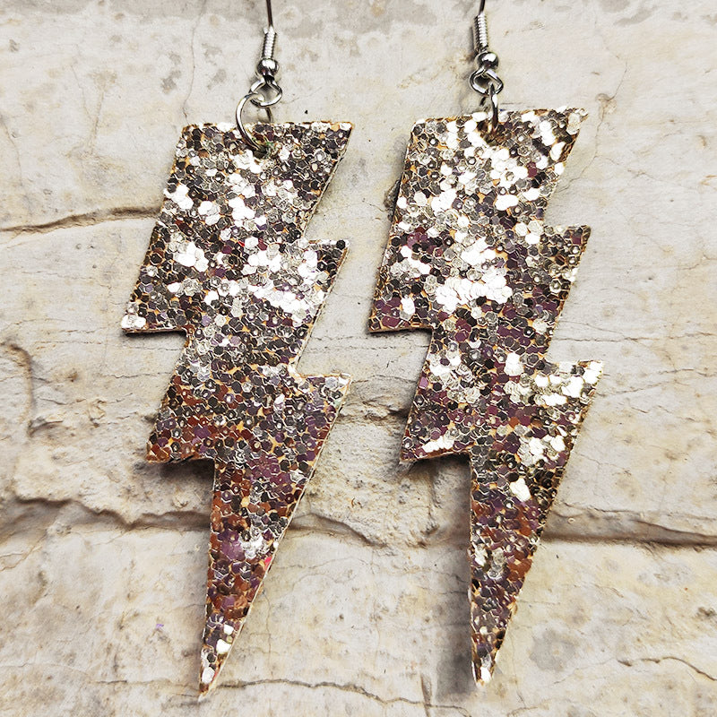Statement Cross Leather Earrings - product image 10