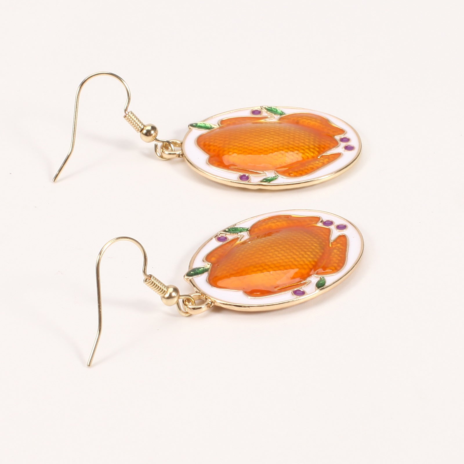 Thanksgiving Earrings Turkey - Pumpkin - Autumn - Maple Leaf - Grape -