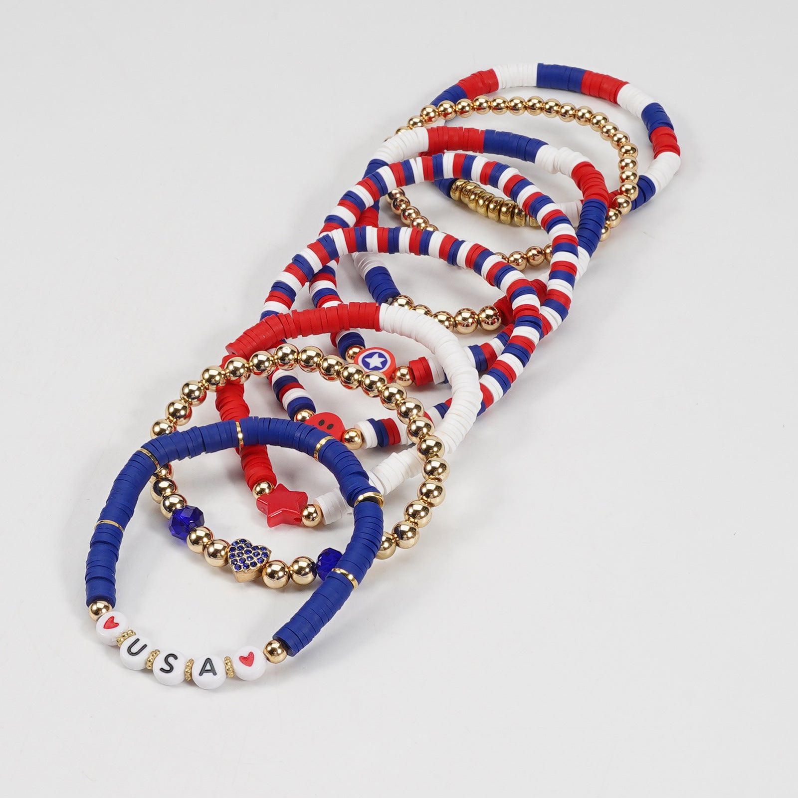 Cross Flag Beaded Bracelet - product image 4
