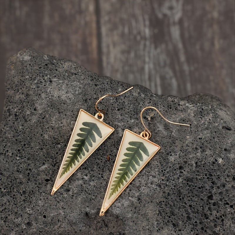 Vintage Cross Resin Earrings for Women
