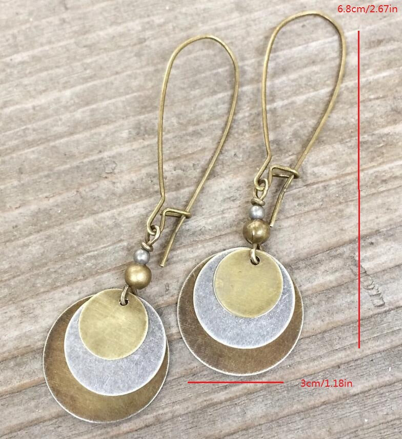 Boho Vintage Cross Earrings - product image 12