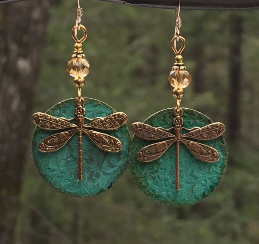Vintage Cross Earrings