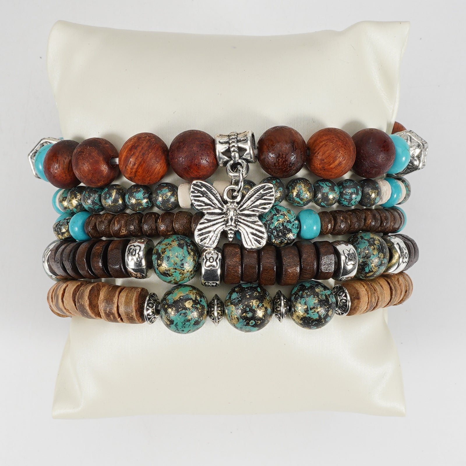 Heart Cross Wood Bracelet - product image 20