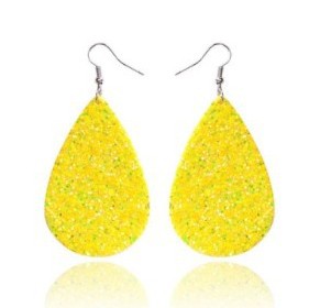 Cross Leather Earrings - product image 7
