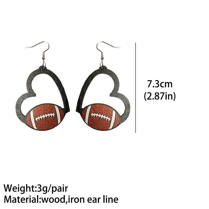 Geometric Heart Earrings - product image 4