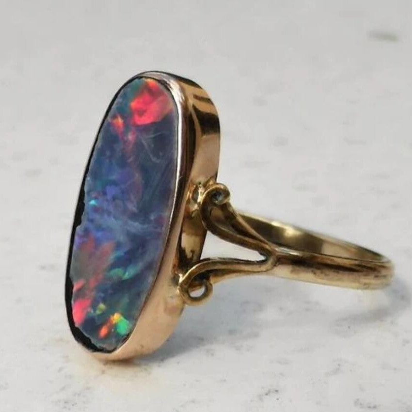 Vintage Geometric Cross Ring - product image 1