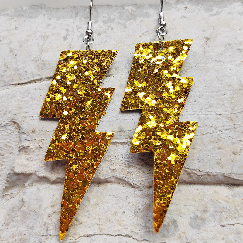 Statement Cross Leather Earrings - product image 3