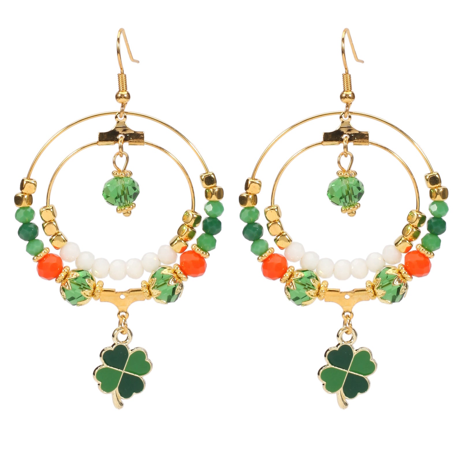 Wine Glass Beaded Crystal Earrings - product image 8