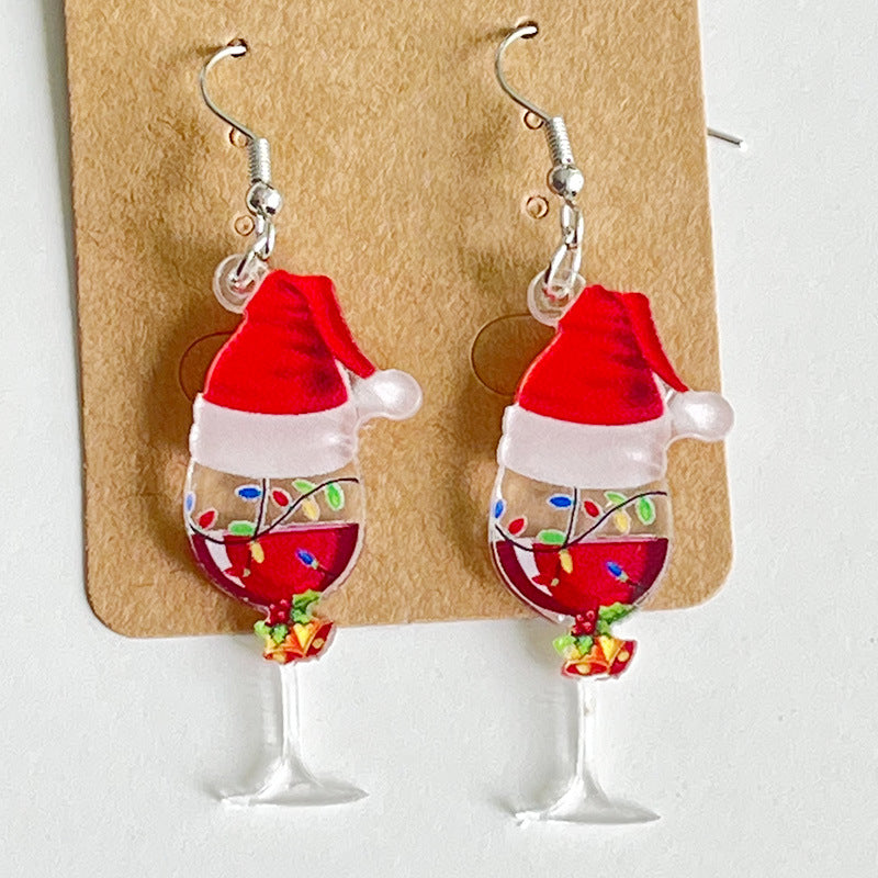 Cross Acrylic Earrings - product image 2