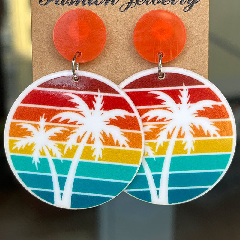Cross Acrylic Earrings - product image 9