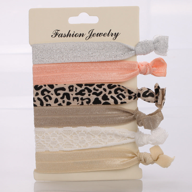 Korean Hair Ties Colorful Elastic Hairband Dual-purpose Wristband of Popular - product image 5