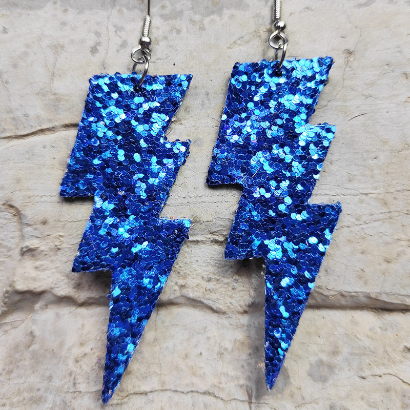 Statement Cross Leather Earrings - product image 13