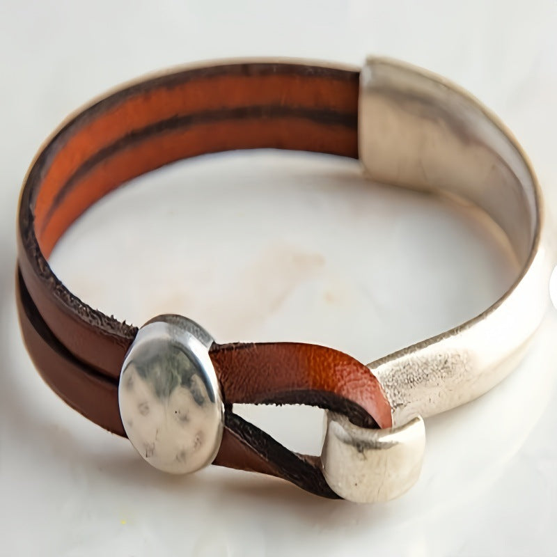 Vintage Leather Bracelet - product image 4