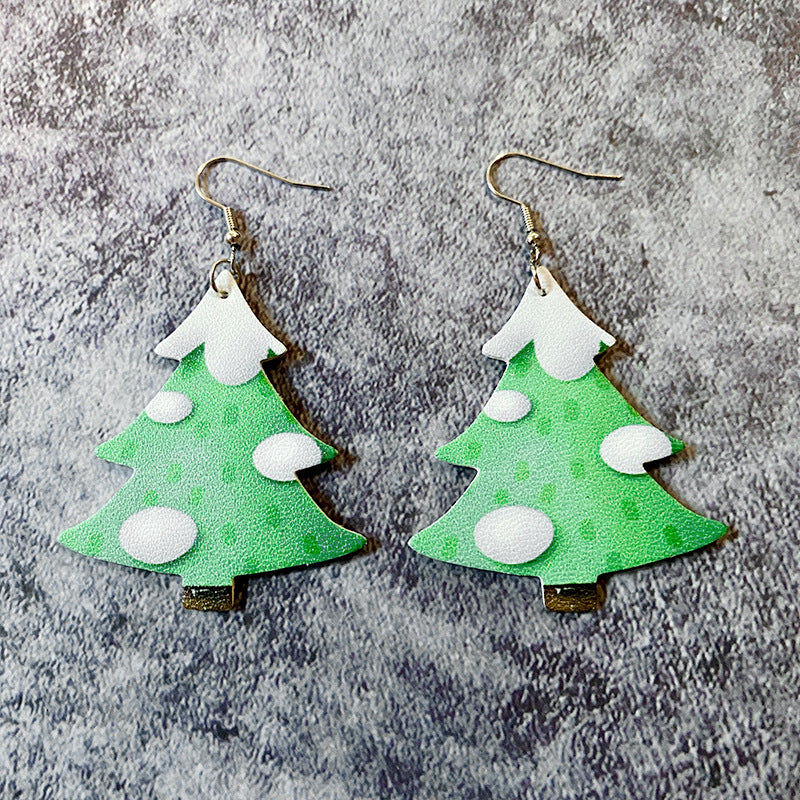 Cross Leather Earrings - product image 6