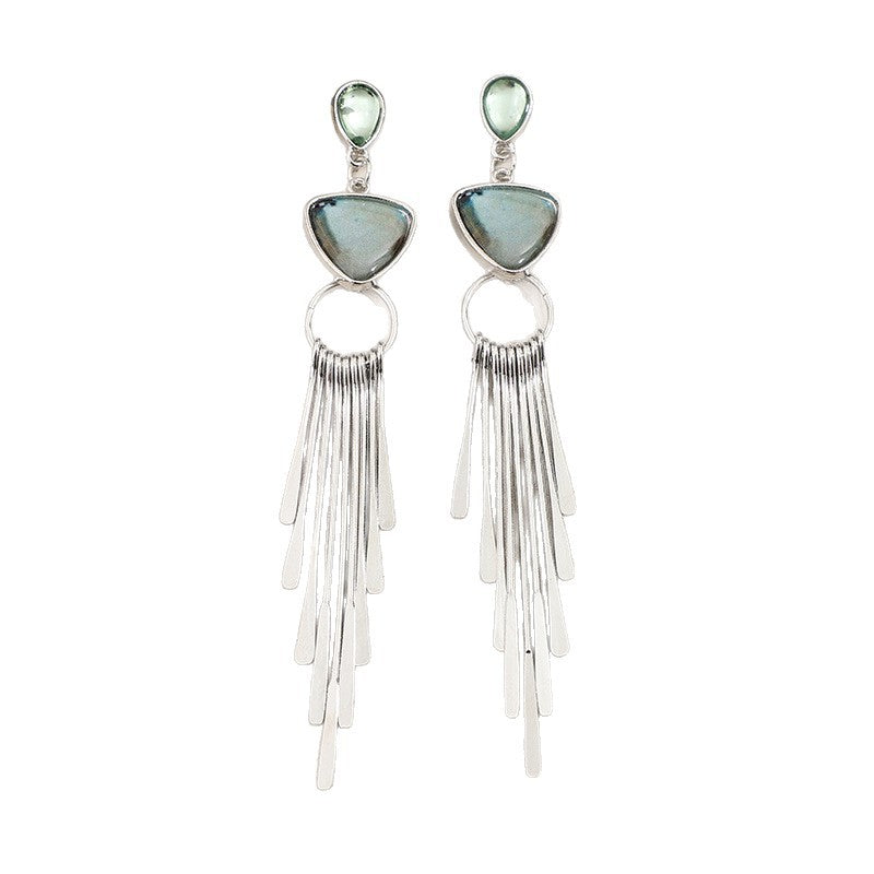 Boho Vintage Geometric Cross Earrings - product image 5