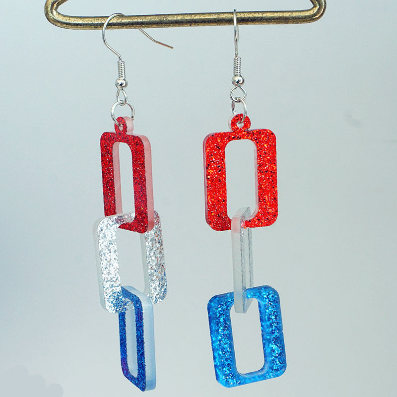 Heart Cross Earrings