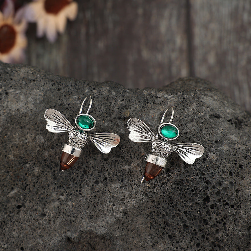 Vintage Cross Bee Earrings - product image 3