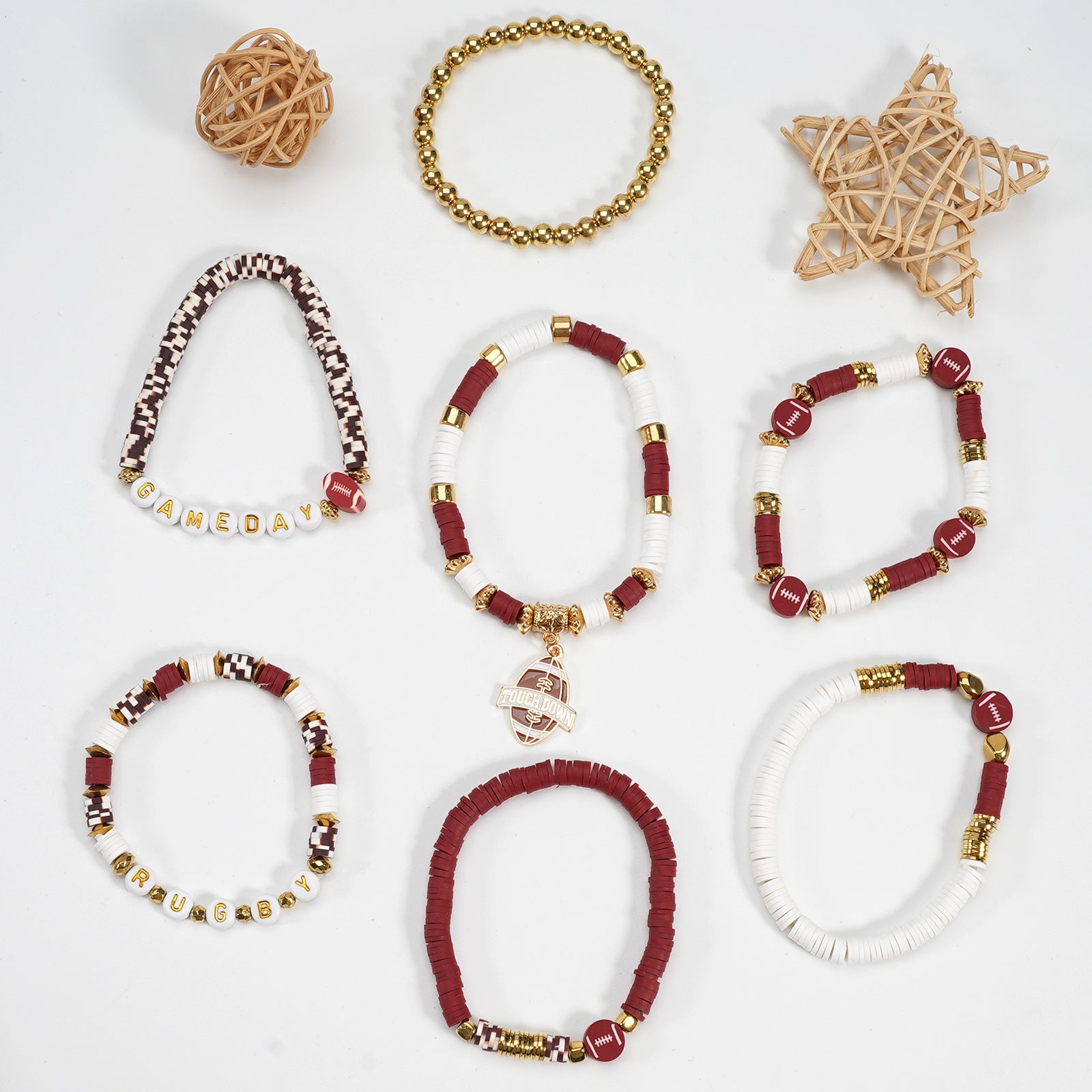 Football Bracelet Game Day Bracelet Game Day Football Mom Fan Wristband for - product image 12